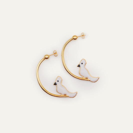 Pendientes Aro Papagayo | OMI Touch Joyas