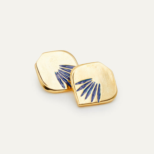 Pendientes Gota azul