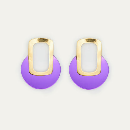 Pendientes Guateque Morado