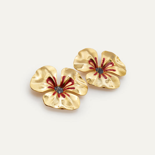 Pendientes Hibbys Esmaltado| OMI Touch Joyas