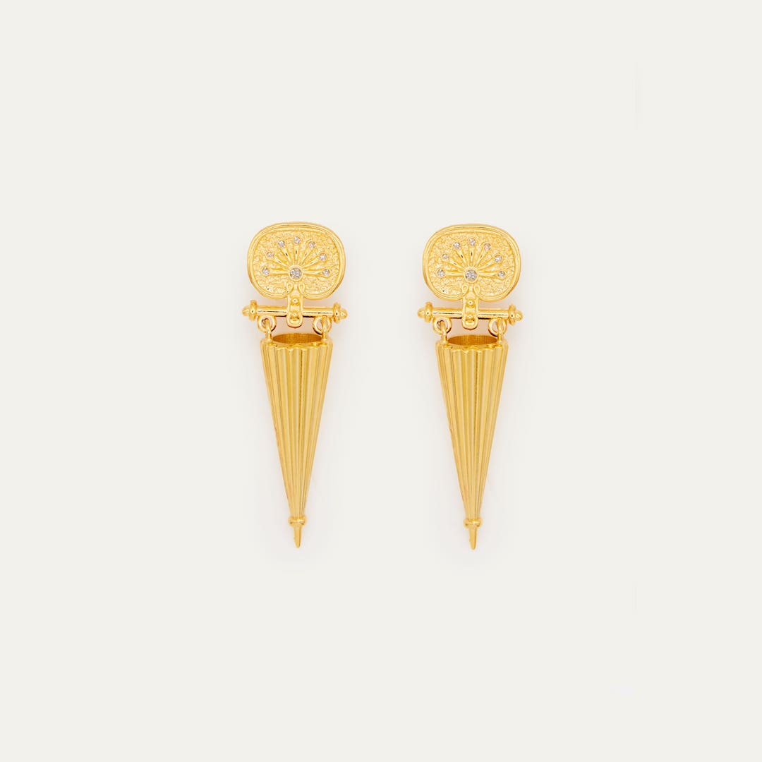Pendientes Péndulo Purpurina| OMI touch