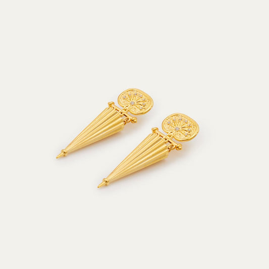 Pendientes Péndulo Purpurina