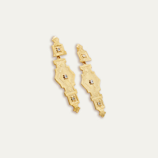 Pendientes Vitola Cristal | OMI Touch Joyas