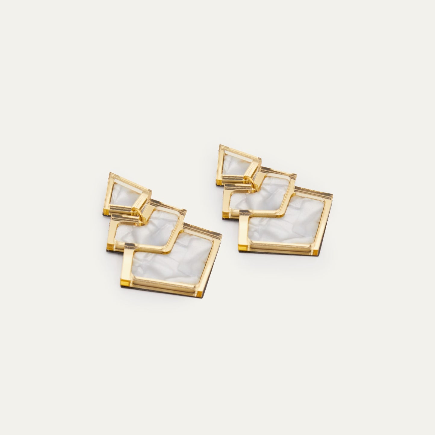 Pendientes Burdeos