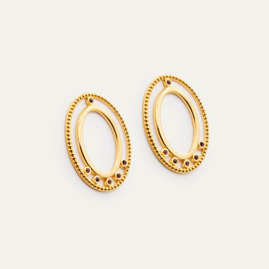 Pendientes Claudia Morado - Complementos Perfectos | OMI Touch Joyas