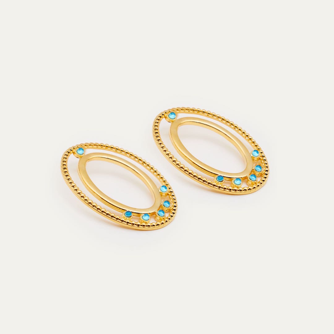Pendientes Claudia Turquesa