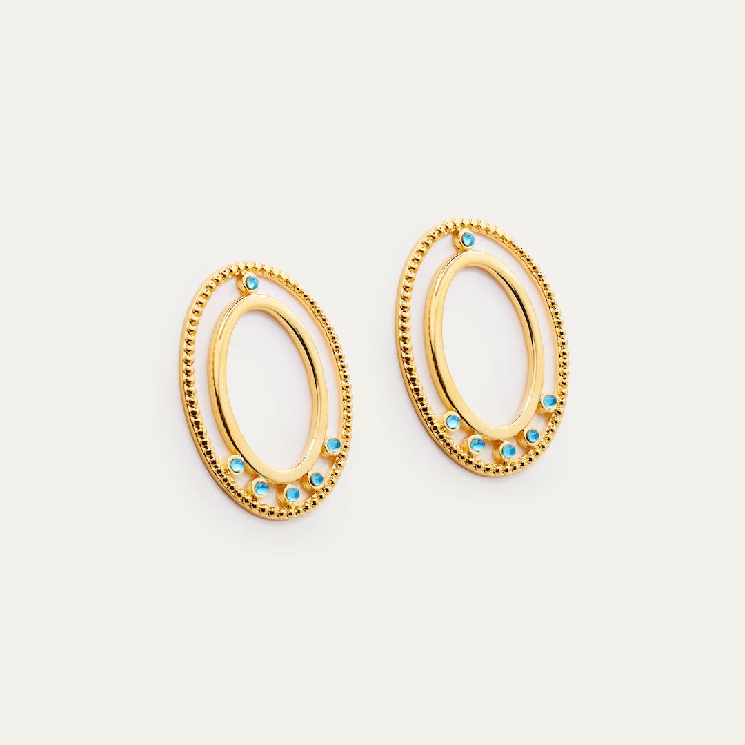 Pendientes Claudia Turquesa | OMI Touch Joyas