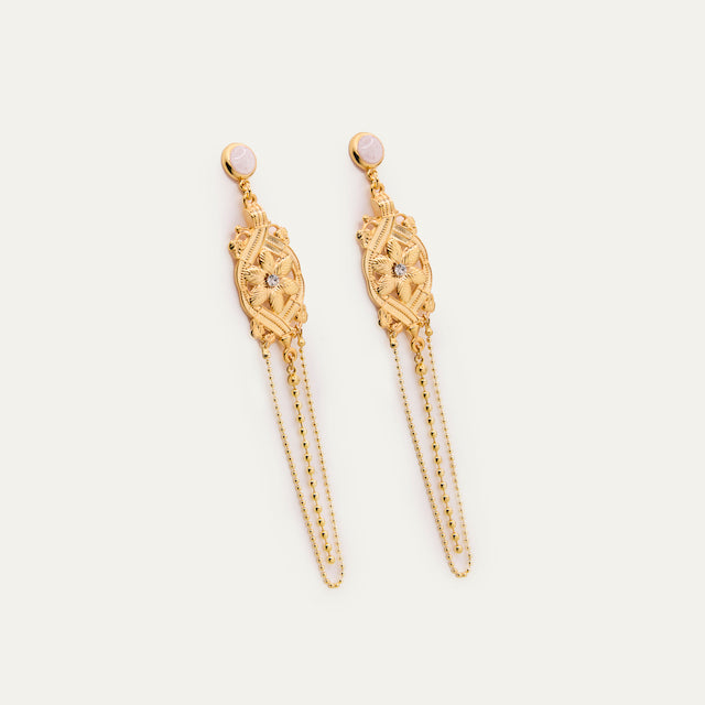 Pendientes flor