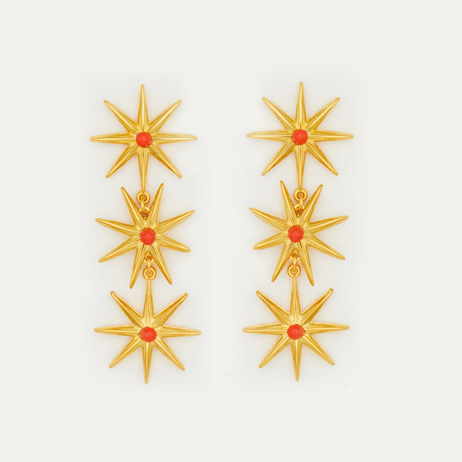 Pendientes Vega Coral