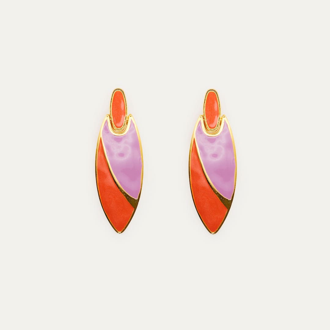 Pendientes Vintage Coral