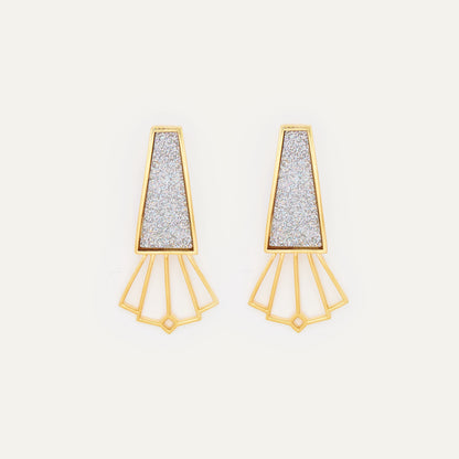 Pendientes Catalina Purpurina | OMI Touch Joyas