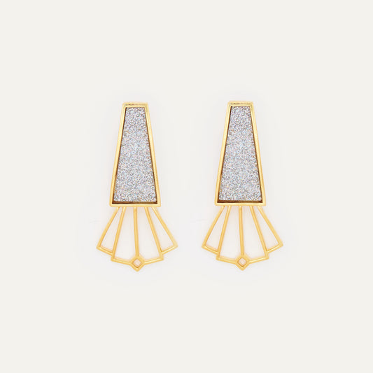Pendientes Catalina Purpurina | OMI Touch Joyas