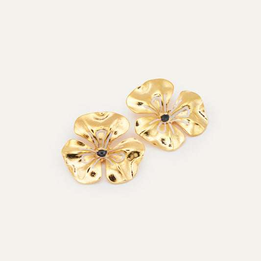 Pendientes Hibbys Esmaltado Blancos| OMI Touch Joyas