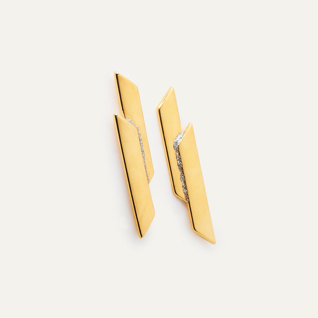 Pendientes Laia Purpurina | OMI Touch Joyas