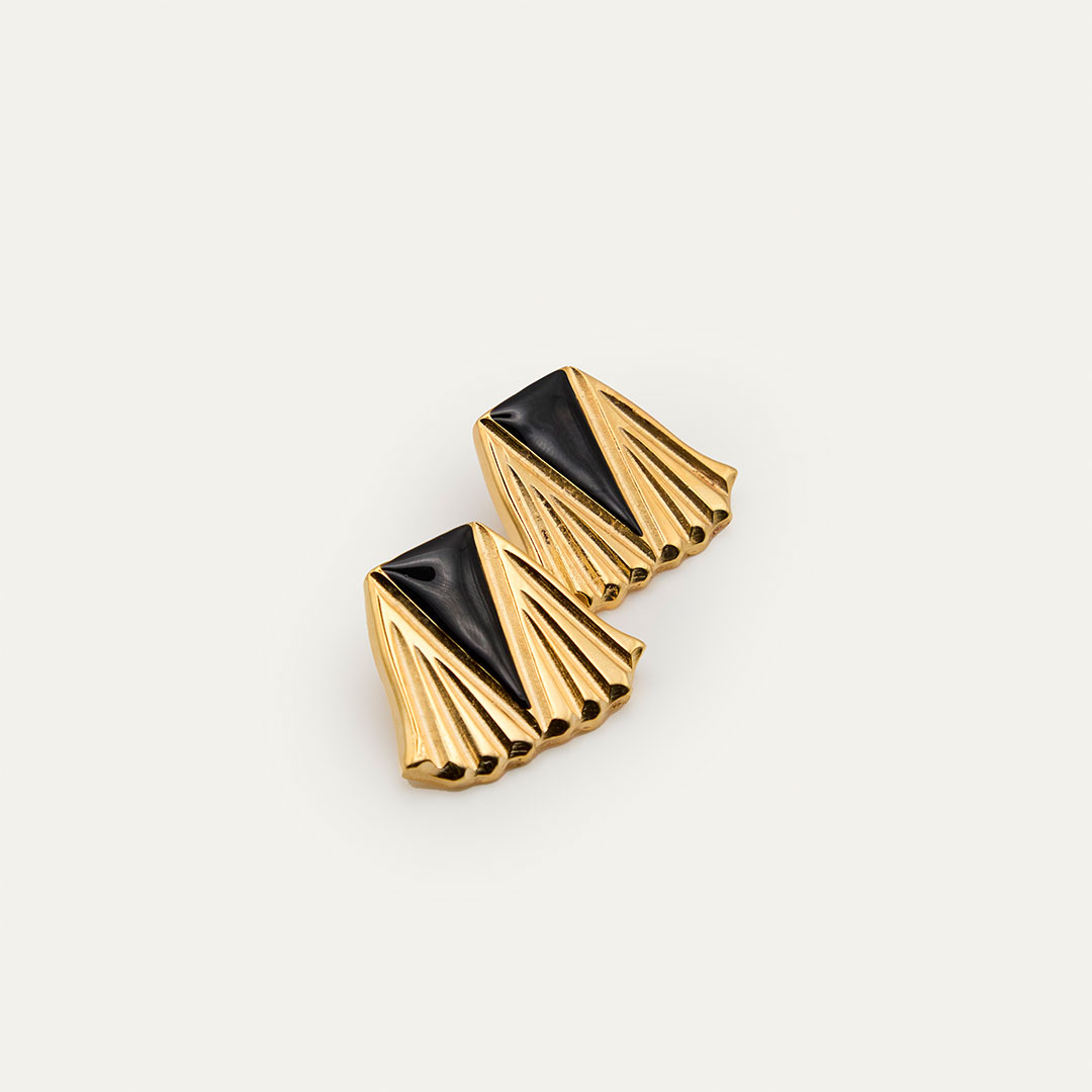 Pendientes Arancha Mini Negro | OMI Touch