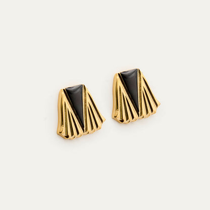 Pendientes Arancha Mini Negro | OMI Touch