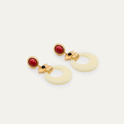 Pendientes Sicilia Coral