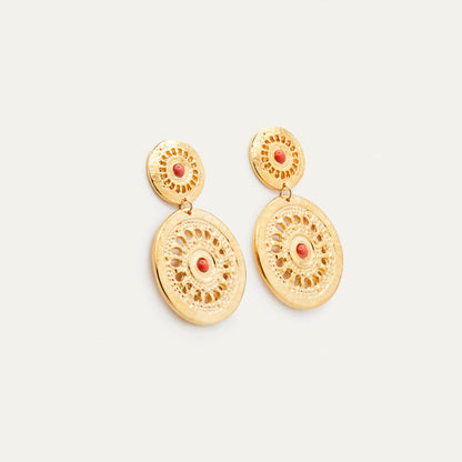 Pendientes Alegría Coral